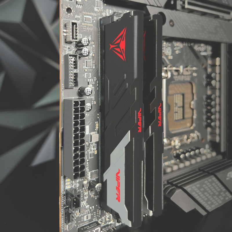 Load image into Gallery viewer, Patriot 32 gb ddr5-5600 kit werkgeheugen (zwart wit, pvv532g560c36k, viper venom, xmp 3.0)
