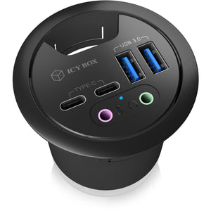 Icy box ib-hub1403b usb-hub