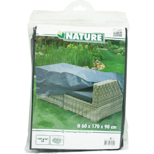 Nature tuinmeubelafdekhoes voor 2-zits loungebank afdekking (grijs, 6031600)