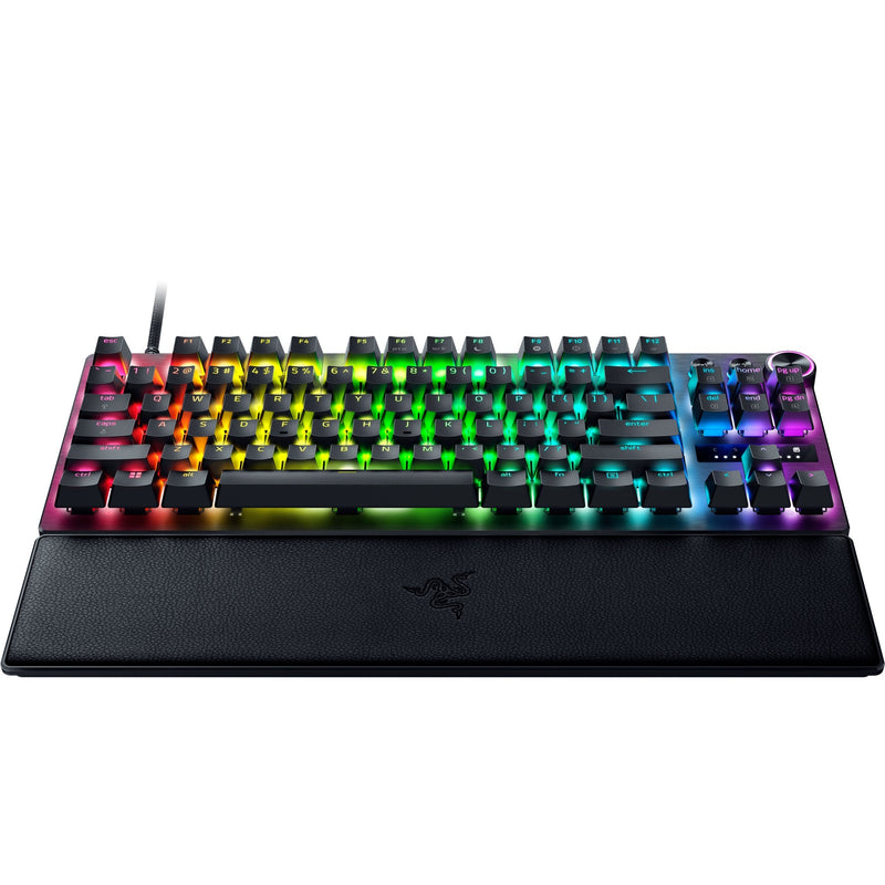 Load image into Gallery viewer, Razer huntsman v3 pro tkl rgb mechanisch gaming toetsenbord (zwart, us lay-out (qwerty), analog optical gen 2, 80% (tkl), double-shot pbt)
