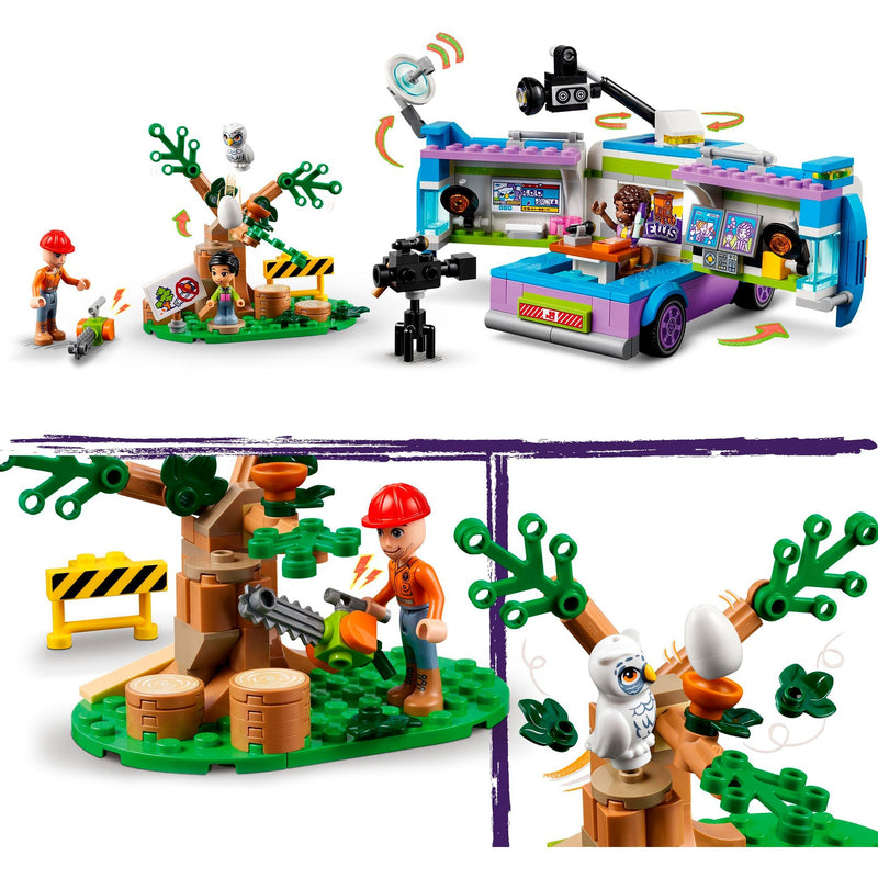 Load image into Gallery viewer, Lego friends - nieuwsbusje constructiespeelgoed (41749)
