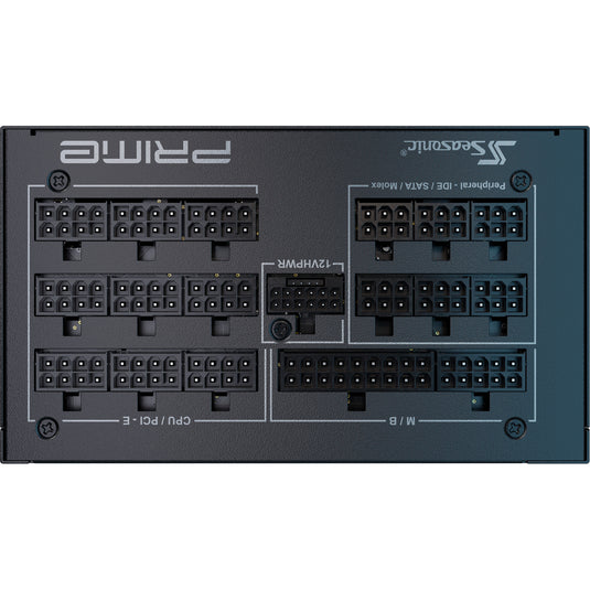 Seasonic prime tx-1300 modulaire 1300 watt voeding (zwart, 1x 12vhpwr, 6x pcie)