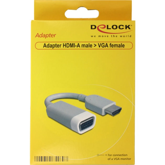 Afbeelding laden in galerijviewer, Delock hdmi-a naar vga adapter (grijs, 0,15 meter)
