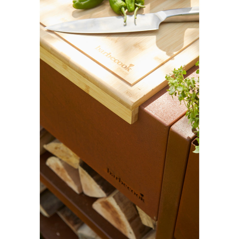 Load image into Gallery viewer, Barbecook nestor buddy uit cortenstaal tafel
