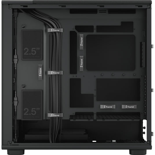 Fractal design epoch xl solid midi tower behuizing (zwart | 2x usb-a | 1x usb-c)