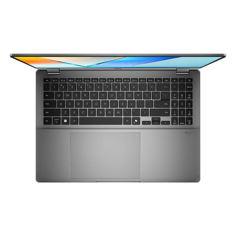 Afbeelding laden in galerijviewer, Asus vivobook 16 flip tp3607sa-si099w 16 copilot+ 2-in-1 laptop (grijs | core ultra 7 258v | arc graphics | 32 gb | 1 tb ssd | touch)
