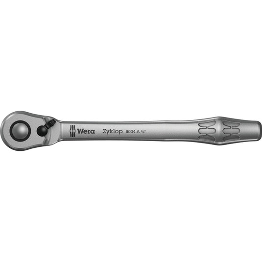 Wera 8004 a zyklop metal-ratel met omschakelpal met 1 4 -aandrijving , 1 4 duim x 141.0 mm - 1 stuk(s) - 05004004001