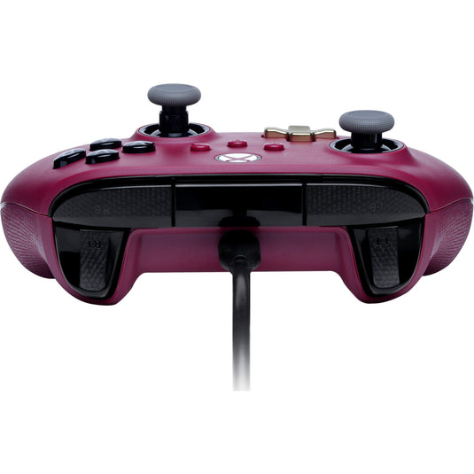 Powera advantage plus bedrade controller voor xbox series x|s - robijn (donkerrood, xbox series x|s, xbox one, pc)