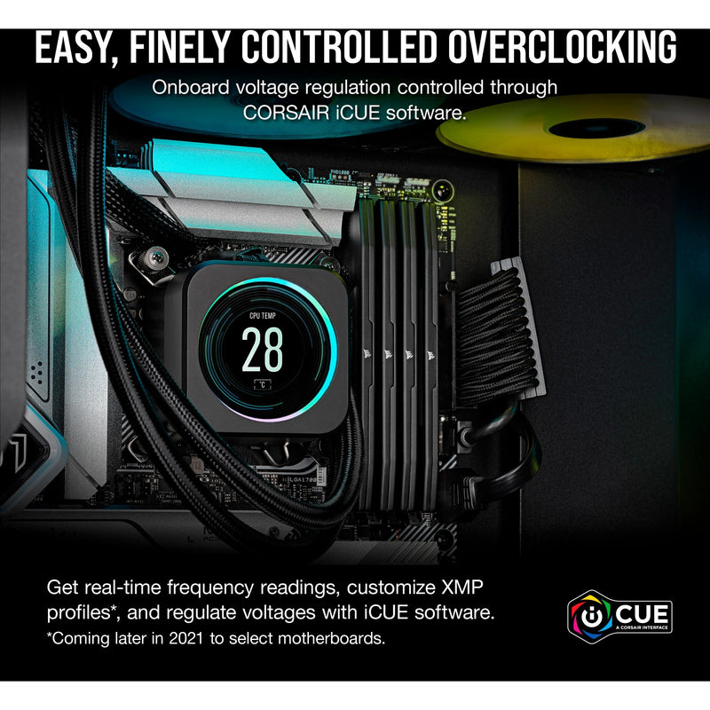 Afbeelding laden in galerijviewer, Corsair vengeance 32 gb ddr5-6400 (2x 16 gb) werkgeheugen (zwart, cmk32gx5m2b6400c32, xmp)
