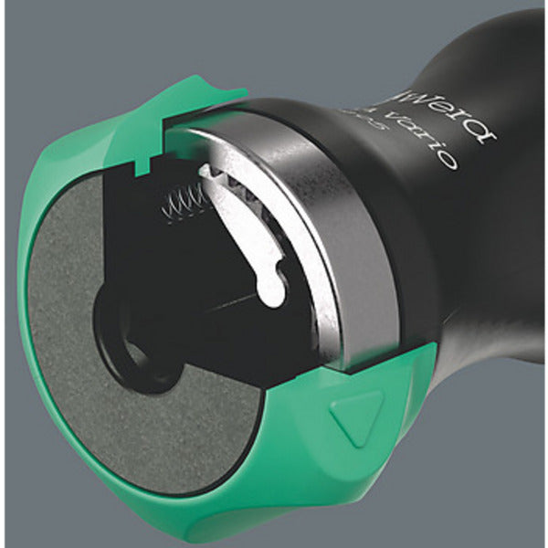 Load image into Gallery viewer, Wera 80 ra vario handhouder met ratelfunctie schroevendraaier (zwart groen)
