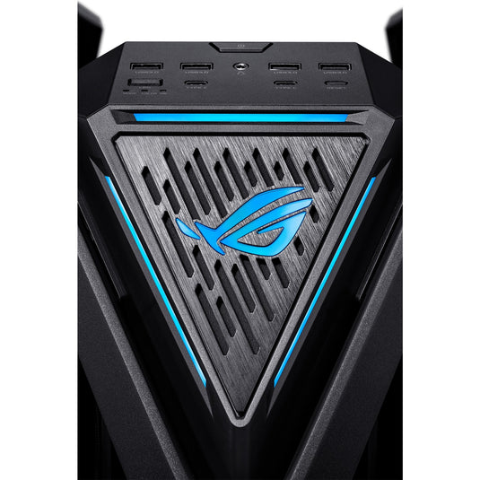 Asus rog hyperion gr701 big tower behuizing (zwart | 4x usb-a | 2x usb-c | rgb | tempered glass)