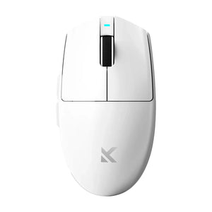 Mchose g3 v2 wireless gaming mouse (wit, tot 12.000 dpi, 2.4 ghz usb-c bluetooth)