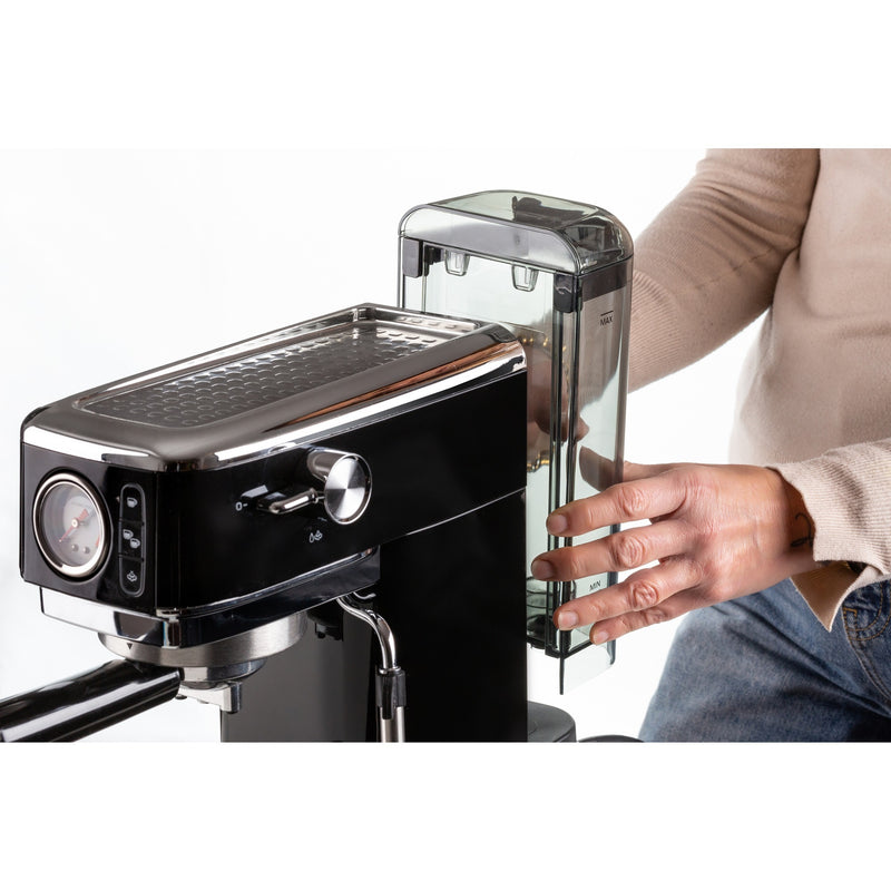Load image into Gallery viewer, Ariete moderna espresso slim 1381 12 espressomachine (zwart)
