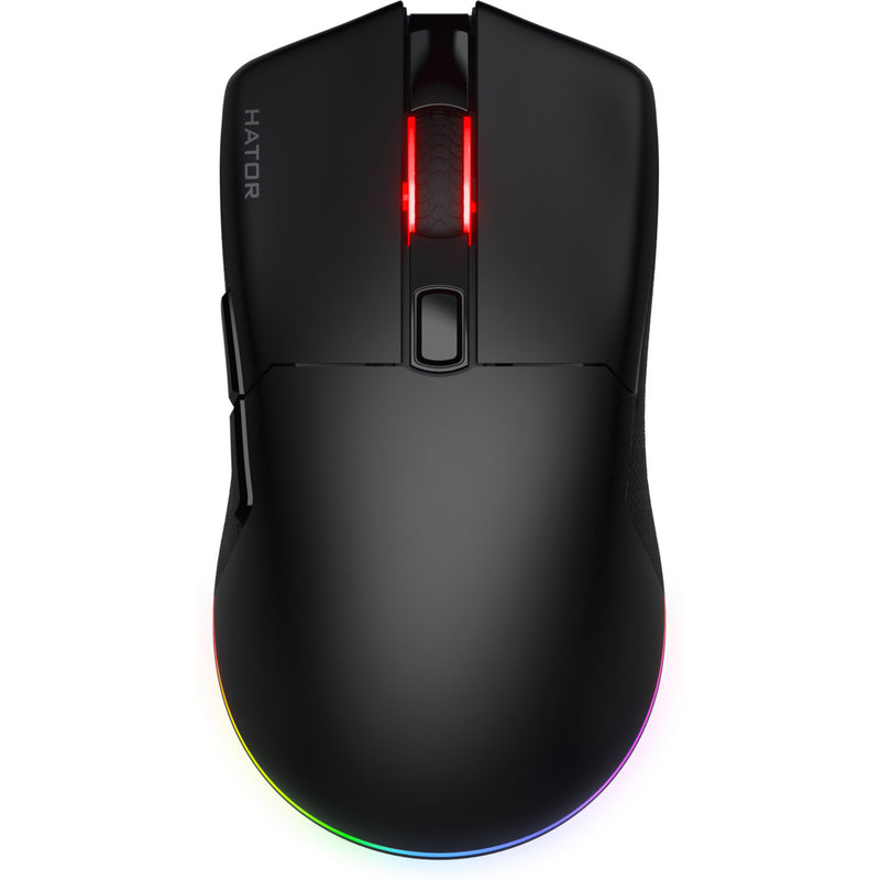 Chargez l'image dans la visionneuse de la galerie, Hator pulsar 3 wireless gaming muis (zwart, 400 - 11.000 dpi, rgb, 2.4ghz bluetooth 5.1 usb)
