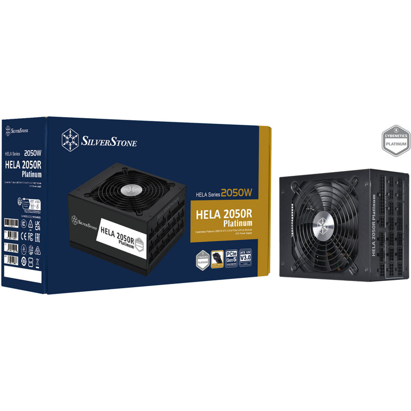 Load image into Gallery viewer, Silverstone hela 2050r platinum, modulaire 2050 watt voeding (zwart, 14x pcie)
