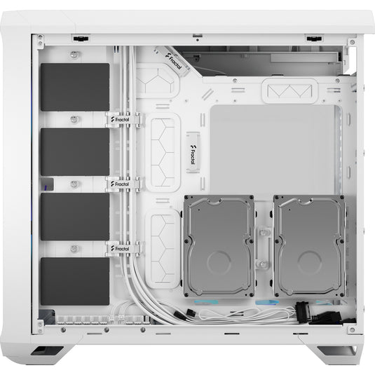 Fractal design torrent white rgb tg clear tint midi tower behuizing (wit | 2x usb-a | 1x usb-c | rgb | window)