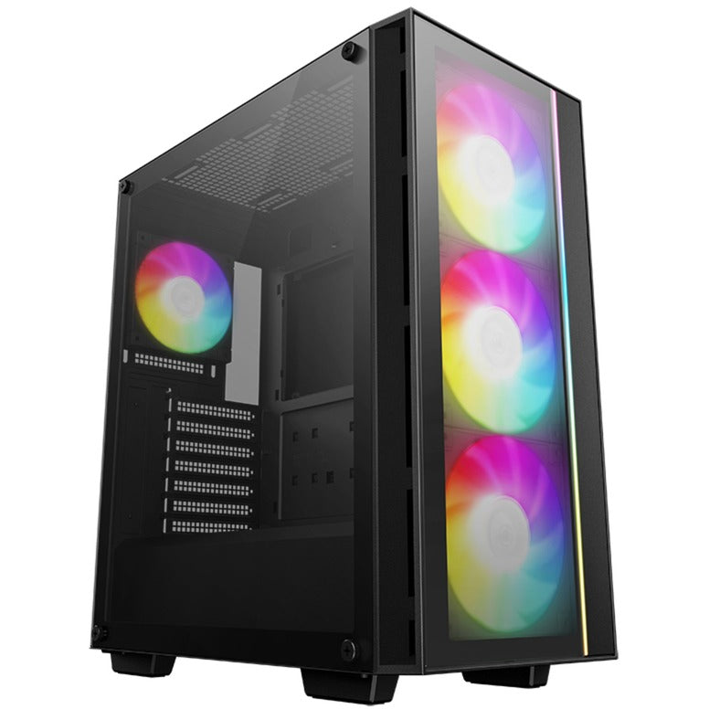 Load image into Gallery viewer, Deepcool matrexx 55 v4 c midi tower behuizing (zwart | 1x usb-a | 1x usb-c | rgb | window)
