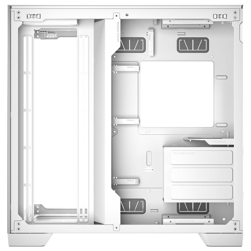 Afbeelding laden in galerijviewer, Antec c8 midi tower behuizing (wit zilver | 2x usb-a | 1x usb-c | tempered glass)
