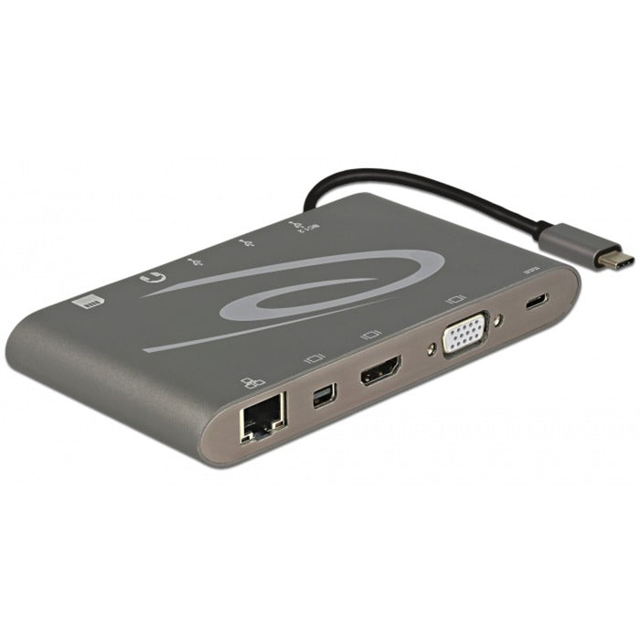 Load image into Gallery viewer, Delock usb type-c 3.1 dockingstation 4k 30 hz (grijs, usb-c, hdmi, sd, usb)
