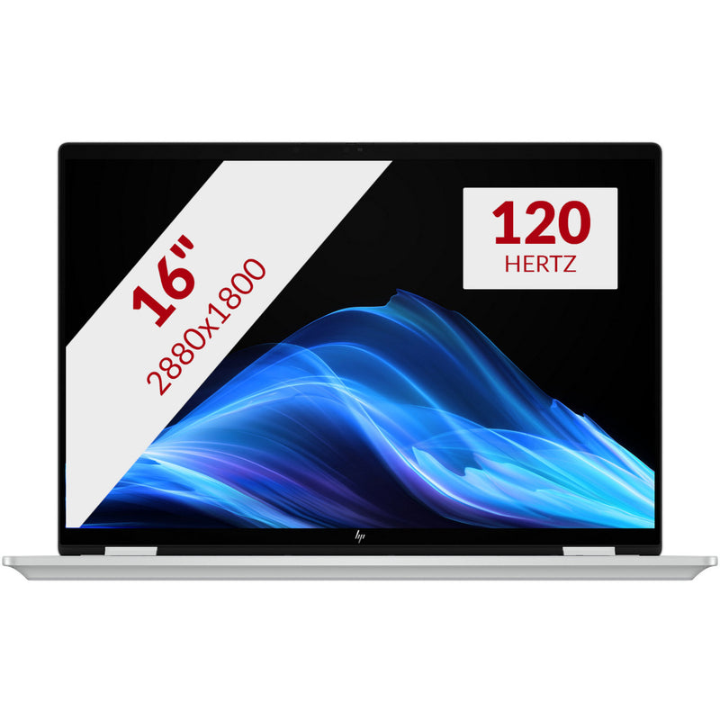 Load image into Gallery viewer, Hp omnibook x flipngai 16-as0010nd 16 copilot+ 2-in-1 laptop (zilver | core ultra 7 256v | intel arc 140v | 16 gb | 1 tb ssd | touch)
