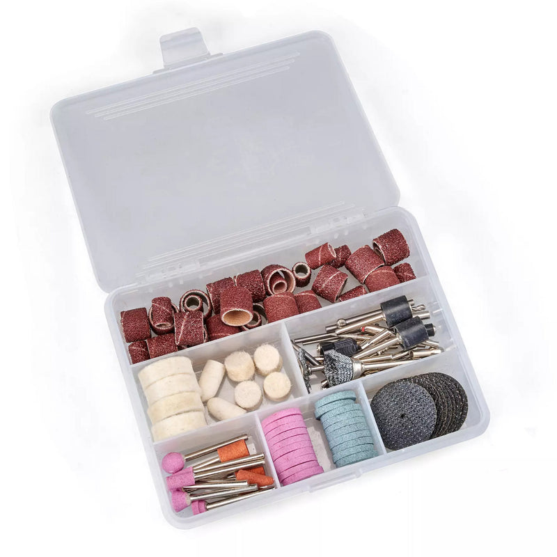 Load image into Gallery viewer, Einhell tc-mt 150 e slijp- graveermachine graveermachines (rood zwart, incl. 117-delige accessoireset in praktische opbergdoos)
