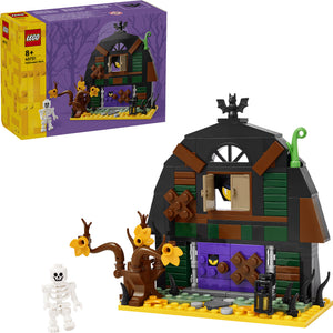 Lego iconic - halloweenschuur constructiespeelgoed (40721)