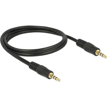 Delock 3,5 mm kabel (zwart, 1 meter)