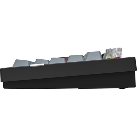 Montech mkey pro darkness rgb mechanisch toetsenbord (zwart, us lay-out (qwerty), gateron g pro brown, 75%, hot-swappable, rgb, double-shot pbt, usb-c | 2.4 ghz | bluetooth 5.2)