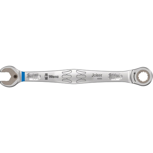 Wera 9632 magneetstrip 6000 joker imperial 1 steek-ringratelsleutelset moersleutel (inch, 8‑delig)