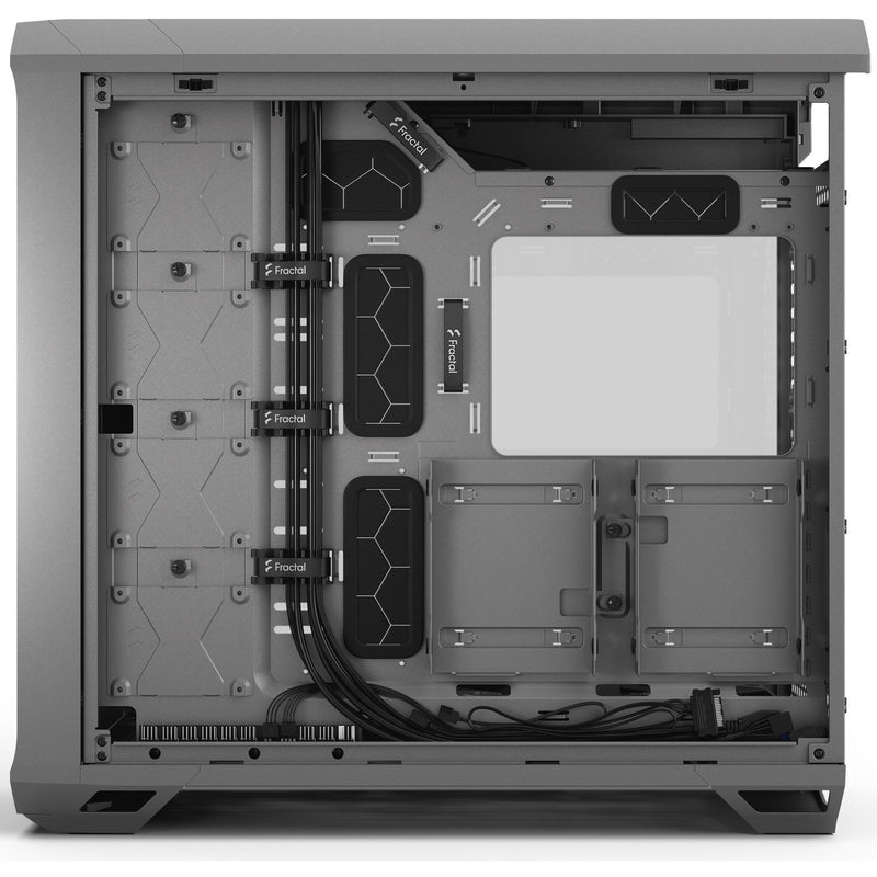 Load image into Gallery viewer, Fractal design torrent gray tg light tint midi tower behuizing (grijs | 2x usb-a | 1x usb-c | tempered glass)
