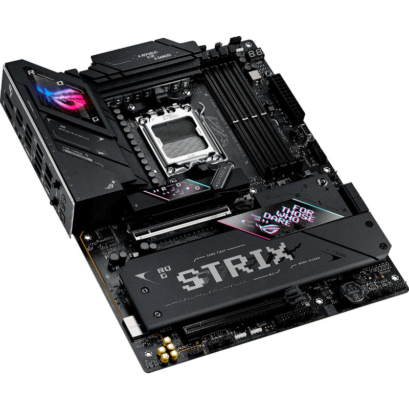 Load image into Gallery viewer, Asus rog strix b850-e gaming wifi socket am5 moederbord (zwart, raid, 5gb-lan, wi-fi 7, bt, sound, atx)

