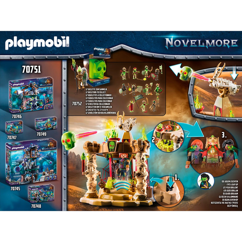 Load image into Gallery viewer, Playmobil novelmore - sal'ahari sands - tempel van het skelettenleger constructiespeelgoed (70751)

