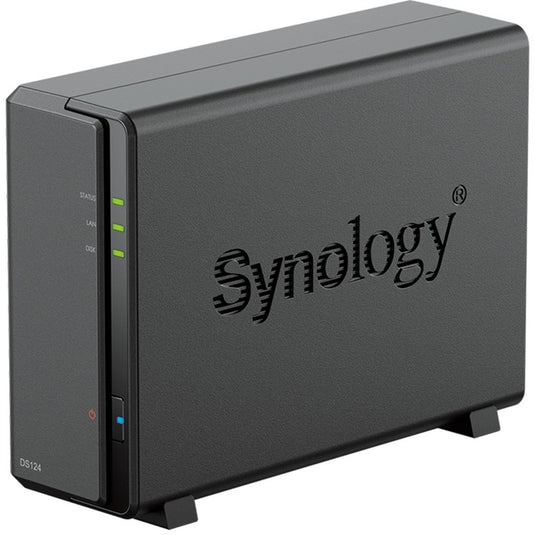 Synology diskstation ds124 nas (zwart, usb-a 3.2 (5 gbit s))