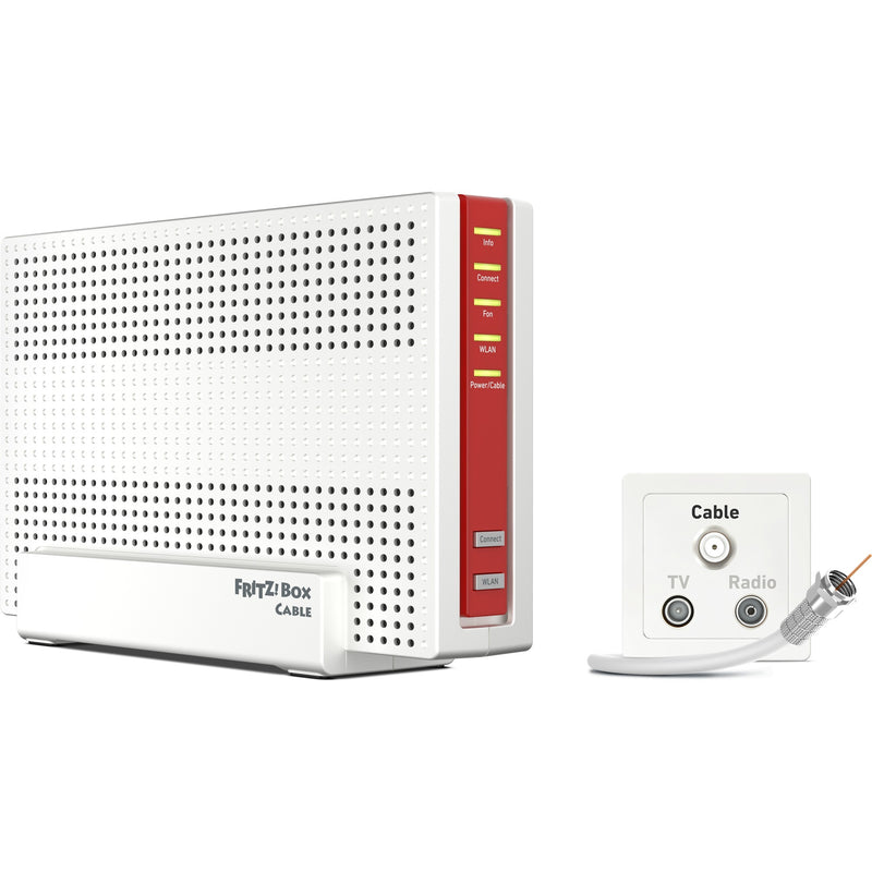 Load image into Gallery viewer, Fritz! box 6690 cable international router (wit rood)
