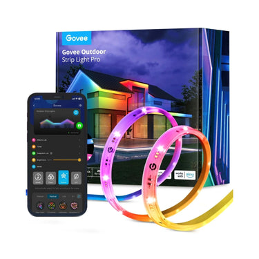 Govee slimme buiten ledstrip - 10 meter ip65 - rgbicww - app-bediening - alexa google