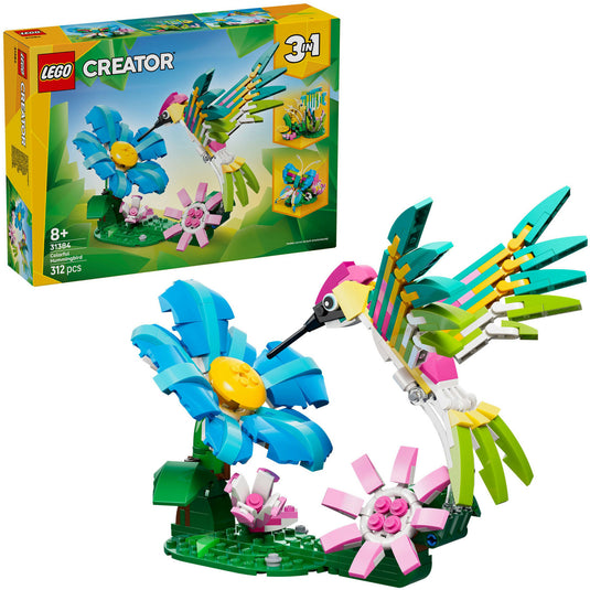 Lego creator 31384 wilde dieren: kleurrijke kolibrie