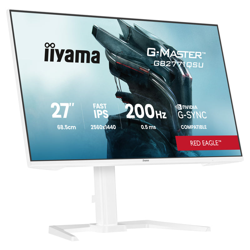 Load image into Gallery viewer, Iiyama g-master red eagle gb2771qsu-w1 27 gaming monitor (wit, 2x hdmi, displayport, 2x usb-a, 2x usb-c, 200 hz)
