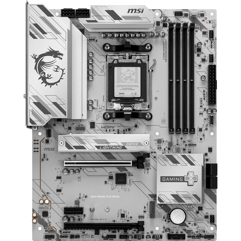 Load image into Gallery viewer, Msi b850 gaming plus wifi6e socket am5 moederbord (raid, 2.5gb-lan, wi-fi 6e, bt, sound, atx)
