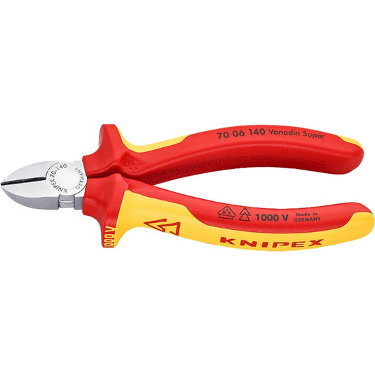 Knipex zijsnijtang 70 06 140 kniptang (geel, vde-getest)
