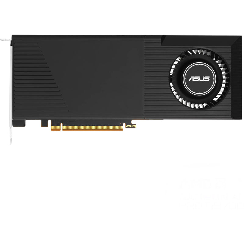 Afbeelding laden in galerijviewer, Asus radeon™ ai pro r9700 turbo grafische kaart (zwart, displayport, hdmi)
