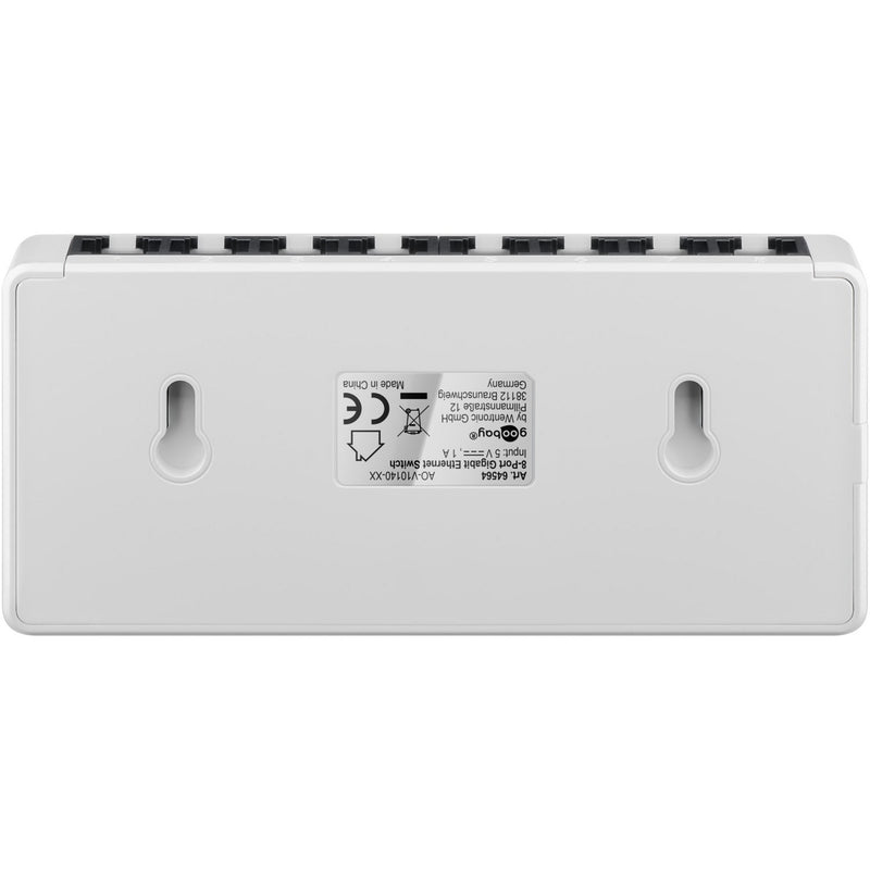 ギャラリービューアに画像をロードする, Goobay 8-poort gigabit ethernet switch (wit)

