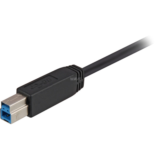Sharkoon usb-a 3.2 gen 1 naar usb-b kabel (zwart, 5 meter)