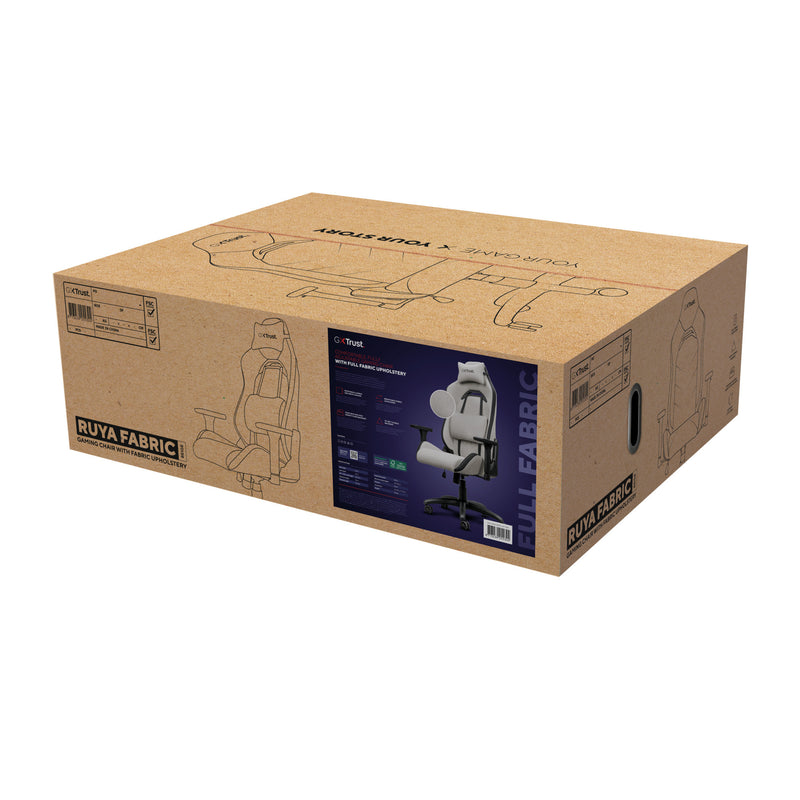 Load image into Gallery viewer, Trust gxt 723 ruya comfortabele stoffen gaming stoel
