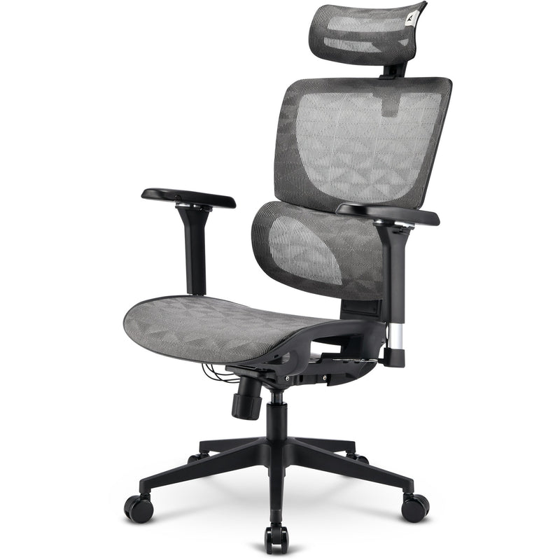 Afbeelding laden in galerijviewer, Sharkoon officepal c40m stoel (grijs)
