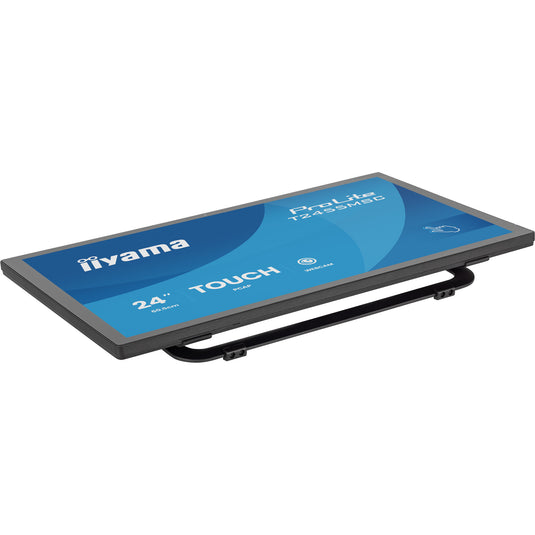 Iiyama prolite t2455msc-b2 23.8 touchscreen monitor (zwart, 120 hz, hdmi, displayport, audio, usb, webcam, touch)