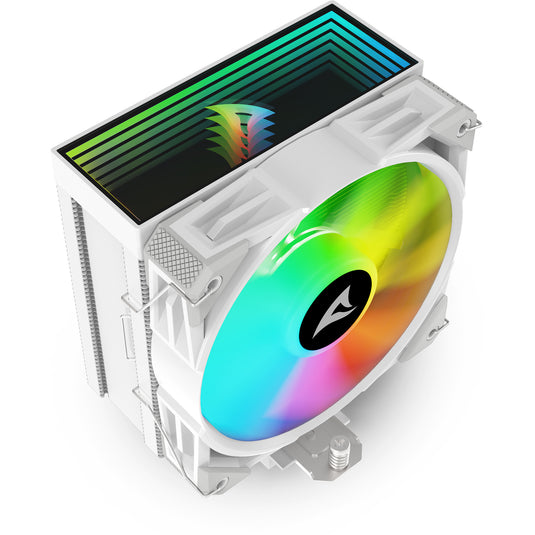 Sharkoon a50 rgb cpu-koeler (wit, 4-pins pwm fan-connector)
