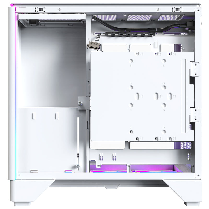 Load image into Gallery viewer, Montech king 45 pro midi tower behuizing (wit | 2x usb-a | 1x usb-c | rgb | window)
