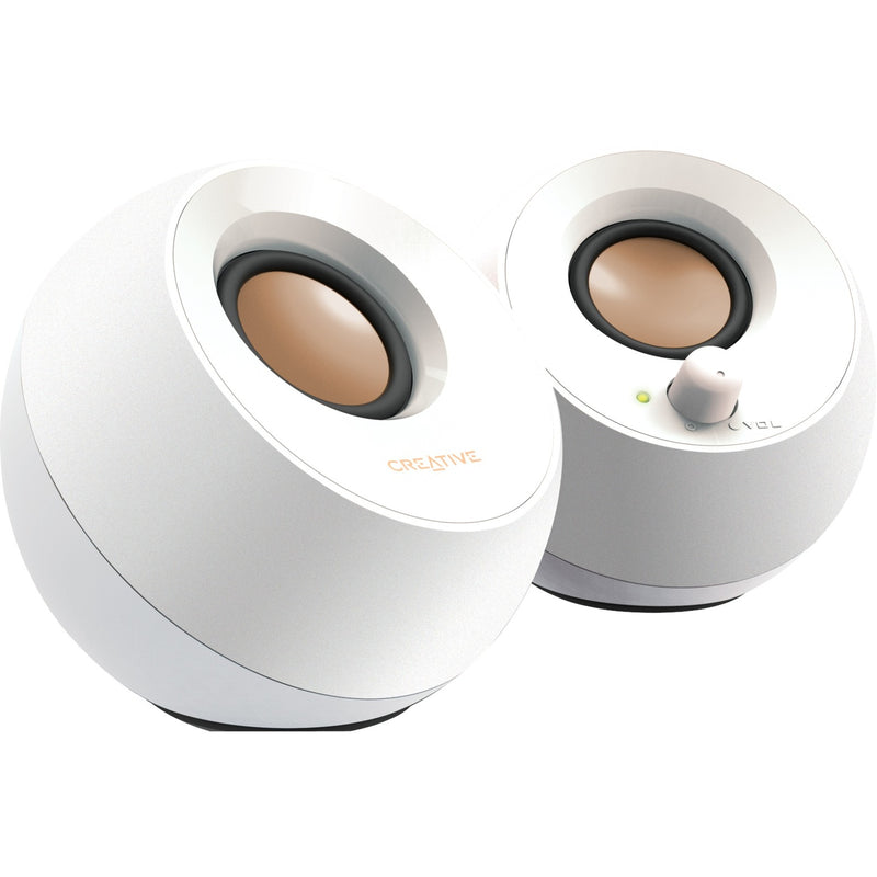 Load image into Gallery viewer, Creative pebble pc-luidspreker (wit, usb)
