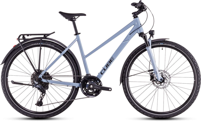 Load image into Gallery viewer, Cube nature exc allroad lady pigeonblue´n´black
