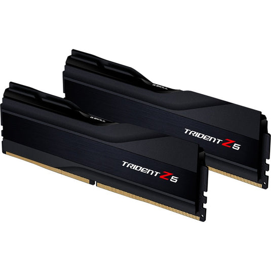 G.skill 32 gb ddr5-6400 kit werkgeheugen (zwart (mat), f5-6400j3239g16gx2-tz5k, trident z5, xmp)
